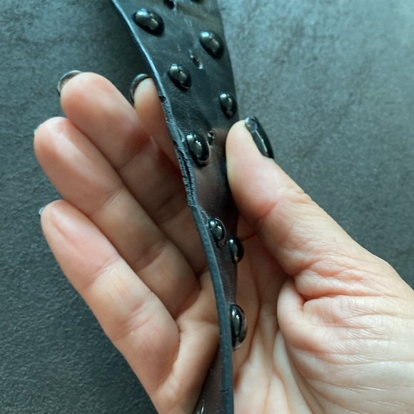 michael kors quilted  jacket with belt and hidden hood, black , SM - Picture 8 of 9